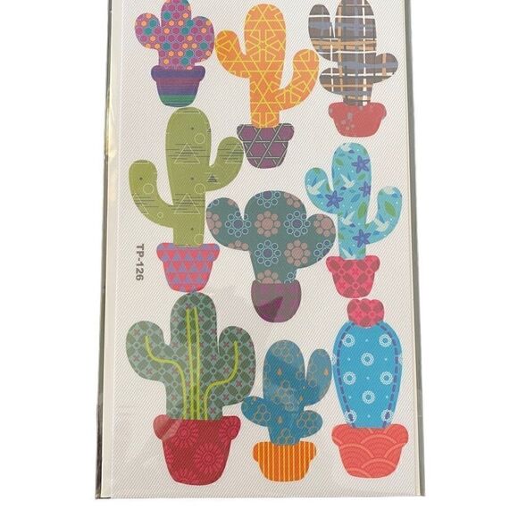 Set of 9 cactus Iron on patches NEW - Picture 1 of 6